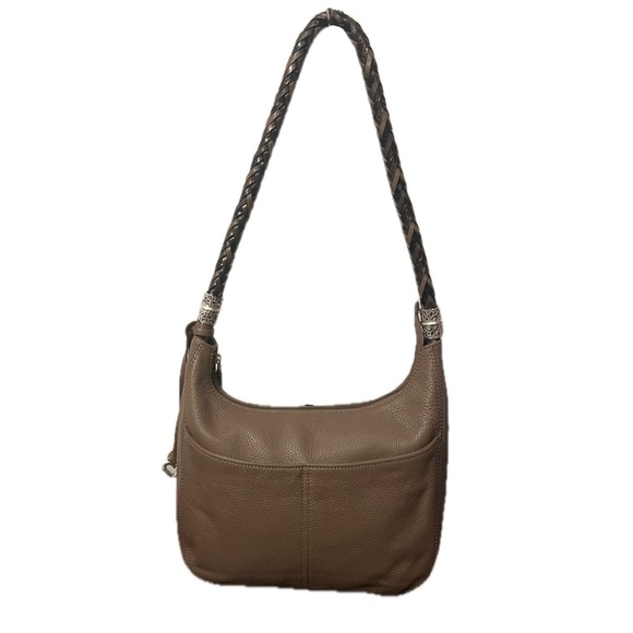 Brighton Barbados Ziptop Hobo Brown - Picture 3 of 13